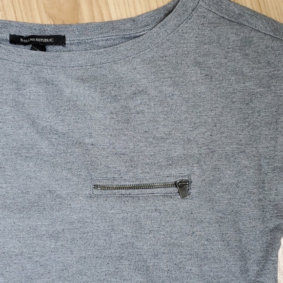 Boxy Grey Cropped Tee XS - Picture 3 of 5